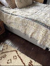 Moroccan Wedding Blanket Ivory