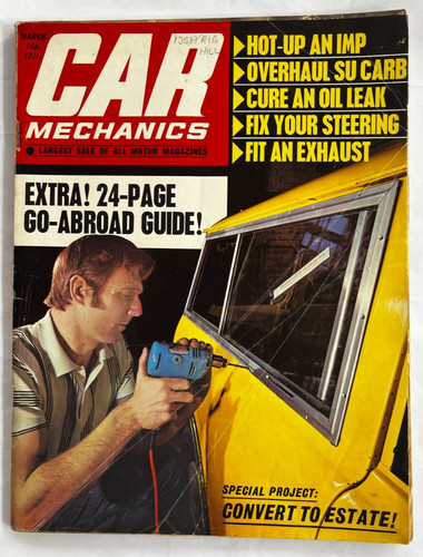 Car mechanics march 1971 - car,