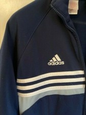 Adidas Retro Navy / Dark Blue Tracksuit Top - Size 30/32