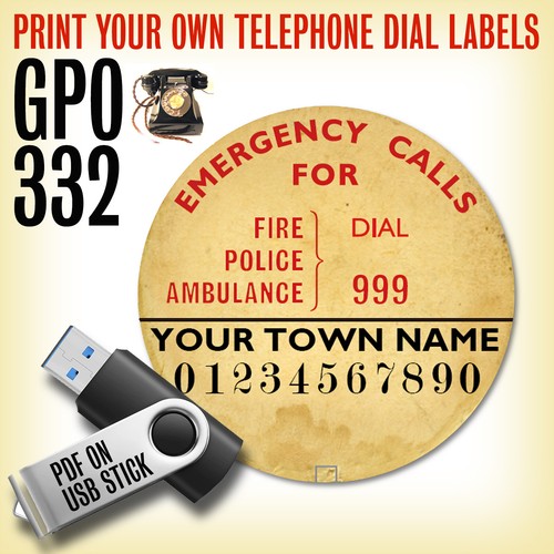 Repro telephone dial number - telephone,