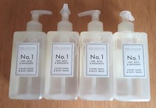 Aldi Hotel Collection No1 Lime, Basil & Mandarin Hand & Body Wash, 250ml X4.