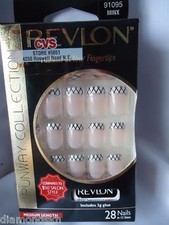 REVLON runway collection 28 FALSE NAILS 91095 MINX - No Glue