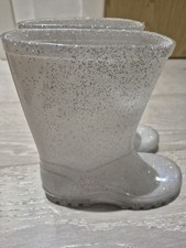 Shoe Zone Clear Glitter Girls