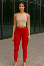 Ladies Full Length Leggings High Waist Workout Yoga Gym Pants Sports Workout ML