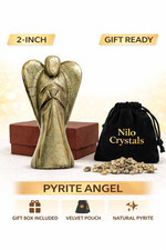Pyrite Crystal Angel 2 Inch