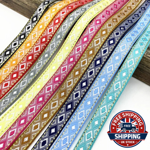 Yards embroidered ribbon - 2,