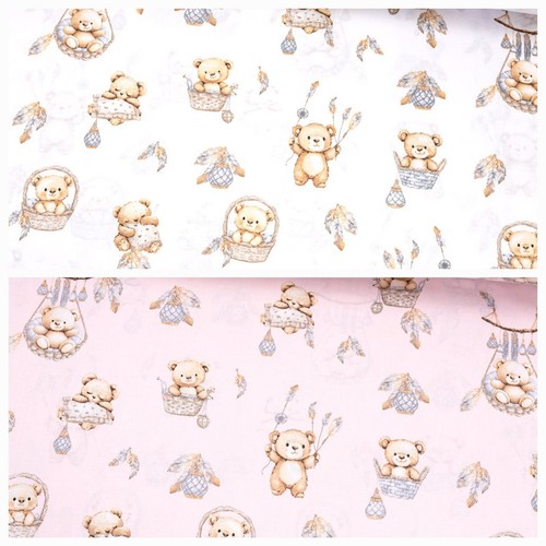 100 cotton fabric baby bear - 100%,