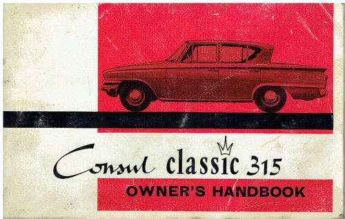 Ford consul classic 315 saloon - classic,
