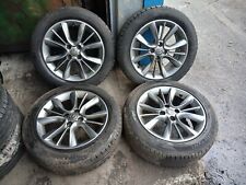 VAUXHALL ADAM 2014 ALLOY WHEELS ALLOYS AND TYRES X4 195/55/16 16" INCH ~