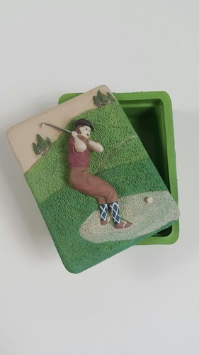 Hand painted dezine - hand, golfing
