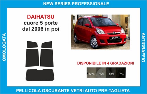 Daihatsu heart glass - glass, darkening