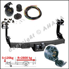 Towbar & Electric 12N for MERCEDES Sprinter MWB, LWB (with rear step) 1995-2006