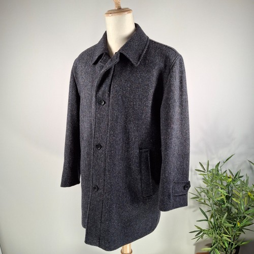 Odermark harris tweed overcoat - tweed,