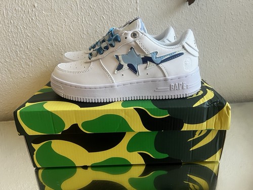 Bapesta abc camo - abc, blue