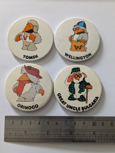 Vintage womble pin badges - vintage,