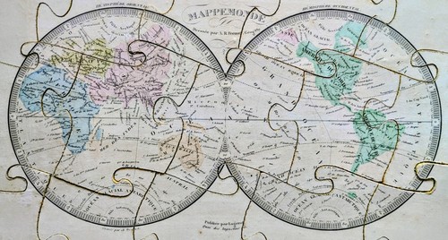 Antique 1826 world map - 1826,