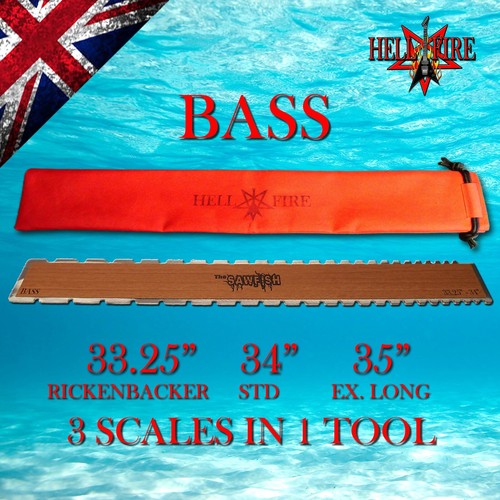 Sawfish bass notched straight - sawfish,