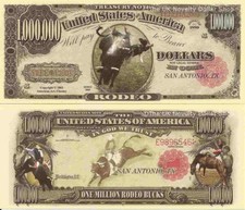 Rodeo Cowboy Bucking Bronco