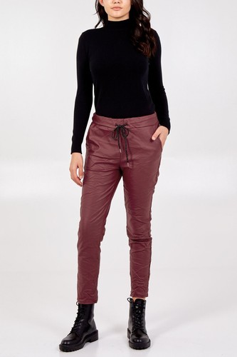 Italian wet look ladies faux - italian,