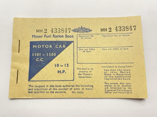 Post ww2 british motor fuel - ww2,