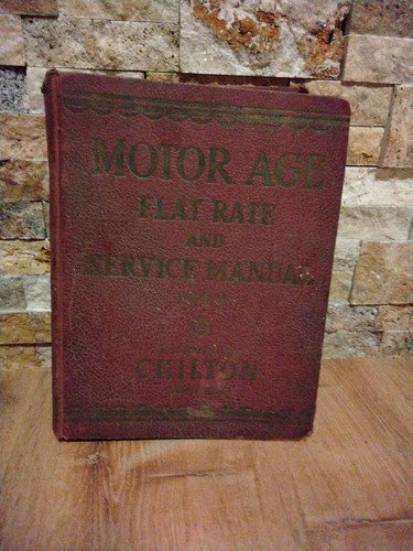 Chiltons parts book service - book, &