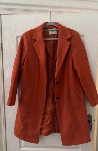 Orange duster coat - orange,
