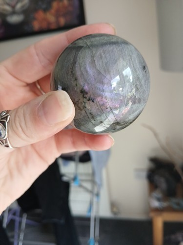 Labradorite sphere - labradorite,