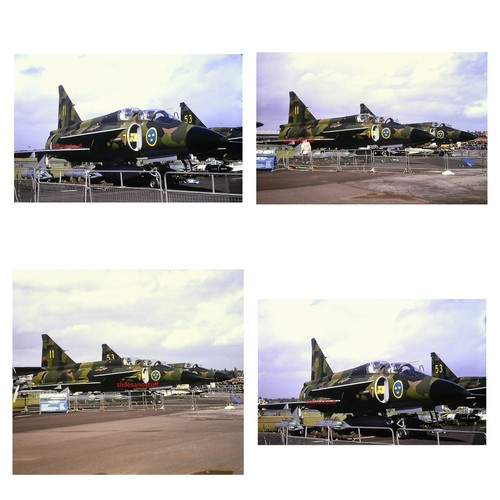 Aircraft 35mm slides - 4, saab