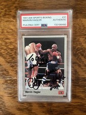 Marvin Hagler Autographed 1991