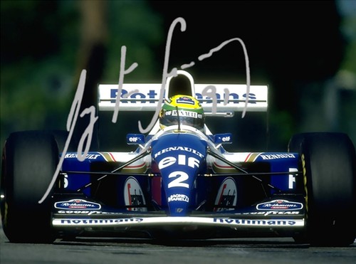 Formula ayrton senna signed - 1,