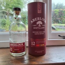 Aberlour single malt empty - aberlour,
