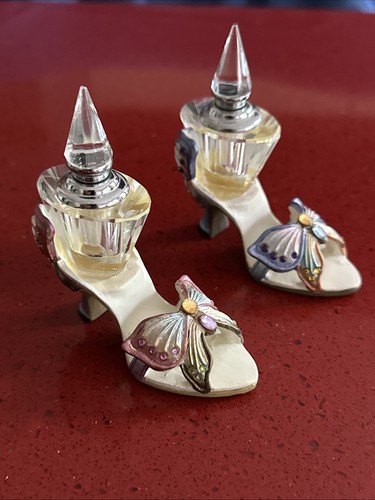 Vintage shoe perfume bottles - vintage,