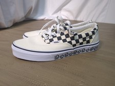 Vans Era BMX Black White Checkerboard Worn Once UK Size 7.5