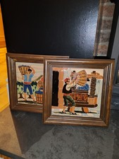 Vintage Ceramic Tile Wall