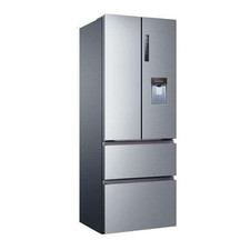 HAIER SLIM 70 CM WIDE AMERICAN FRIDGE FREEZER WITH DRAWER- BRAND NEW- Platinum