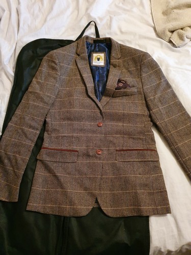 Italian piece tweed suit - 3,