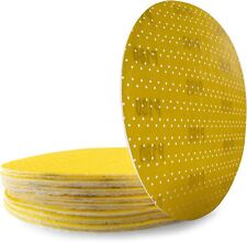10 PACK 225mm Sanding Discs Sandpaper Professional Drywall Hook&Loop Multi Hole 