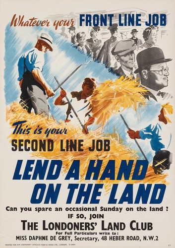 Lend hand the land - lend, ww2