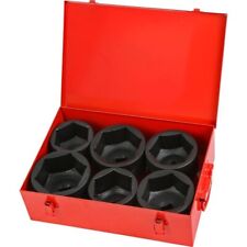1" Dr 6pt Jumbo Shallow Impact Socket Set 80mm 85mm 90mm 95mm 100mm 105mm 454