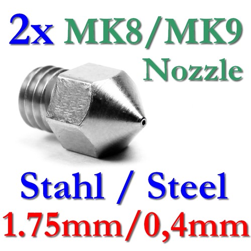 Mk8 mk9 4mm stainless - 0.4mm,