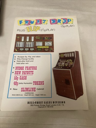 Fruit drop machine - drop,