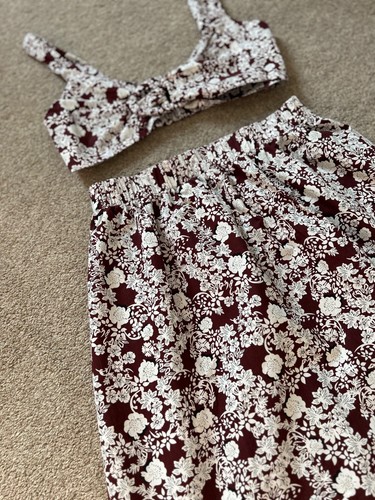 Zara floral brown - , and