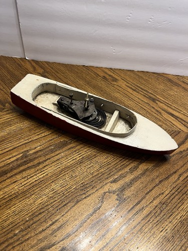 Antique 1930s wind - up, wooden