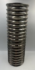 Tall Ceramic Chrome Ribbed