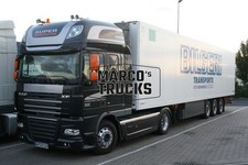 Truck Photo DAF XF Super Space Cab Refrigerated Semi Trailer Germany Black B #b2mw