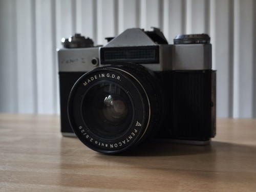 Zenit camera with pentacon - zenit, e