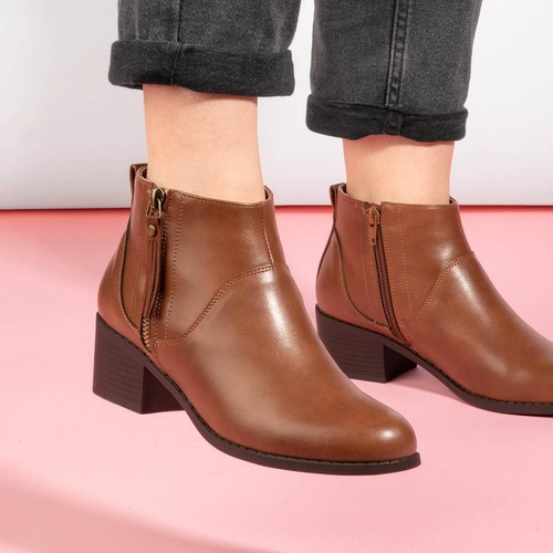 Lilley womens boots tan - lilley,