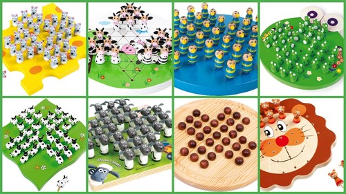 Solitaire halma cow lion mice - cow,