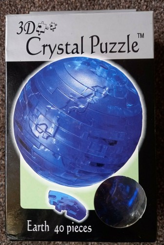 Crystal puzzle planet - puzzle, earth
