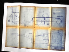 Original Lambretta Inncocenti Technical Drawing - EXHUAST Series 3  VERY RARE